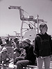 Ferry passengers, Oakland, California, Summer 2005